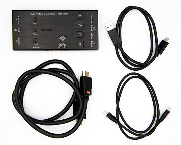 USB-CVHDUVC5 HDMIキャプチャー（2入力・スイッチャー付き)の詳細画像3